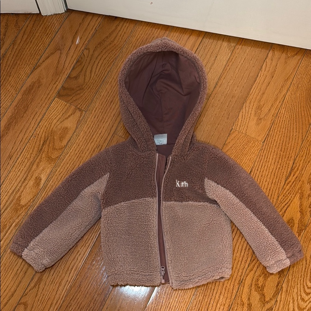 Kith (baby) two toned purple Fleece Jacket, 12-18 months Al